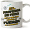 MUGFFINS Tazas para PROFESOR DE FÍSICA hombre - En Español - Mejor de la Galaxia Cuando Fuerza me Acompaña - 11 oz / 330 ml - Regalo original y divertido