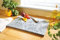 Granite Large Chopping Board Speckled Stone Worktop Saver Kitchen Top - Kitchen Countertop Protector - Heavy Duty Cutting Board - Versatile Non-Slip Chopping - Heat Resistant - Dishwasher Safe - Grey
