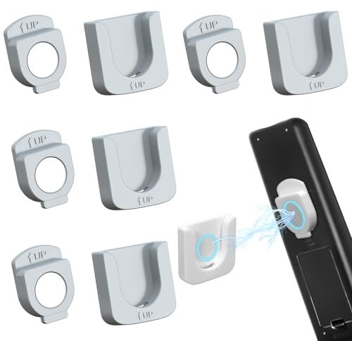 4 Stück Verbesserter Starker Magnethalterung Fernbedienungshalter,Magnethalterung Fernbedienungshalter Wandhalterung,Fernbedienungshalter Wand,Fernbedienung Halterung Schule Zuhause