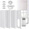 TGKYK Air con Sliding Window Seal, Air Conditioner Window Vent Kit, Adjustable Air Conditioner Window Seal, Thickened Portable Air Conditioner Window Vent Kit for Diameter 43-140cm/17-55inchs Window