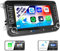 2G+64G CAMECHO Android 13 Radio für VW Golf 5 Polo Skoda Caddy Seat mit Carplay Android Auto Navi Bluetooth,7 Zoll Touchscreen mit Mirror Link FM/RDS WiFi SWC und USB