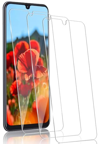 Carantee Schutzfolie für Panzerglas für Samsung Galaxy A50 5G, 2,5D Kante Panzer Schutz Glas, 9H Härte Ultrabeständig, Bläschenfrei, Berührungsempfindlich, 3 Stück HD Galaxy A50 Displayschutzfolie