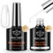 Modelones 9 in One Nail Glue & Builder Nail Gel Set, Gel Nail Polish Kit Base Coat Set for Nail Thickening Apex Building Nail Extension False Nail Tips Gel Nail Glue, Long Lasting Curing Needed