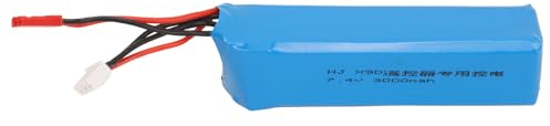 3000 MAh Stabiler LiPo-Akku für FRSKY X9D Plus Sender, Akkus und Ladegeräte, Modellzubehör, Langlebiger Fernbedienungs-Lithium-Akku für RC-Sender, Geeignet