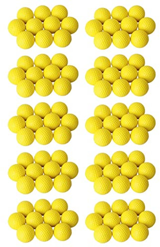 Janasiba 100 STK. Golfball Golf Training Soft Softbaelle Uebungsbaelle