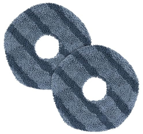 2pcs Vacuum Mop Cloths, Soft Mop Cloth Washable And Reusable Mop Pad Replacement Accessories Replacement Parts for Eufy X10 Pro Omni And Eufy X9 Pro Robot Vacuums