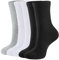 CLOSEMATE 5 Paar Tennissocken Damen Laufsocken Strümpfe Sportsocken Wadenstrümpfe Atmungsaktive Baumwollsocken Gekämmte Baumwolle Damensocken Crew Socks 2Weiß 2Schwarz 2Hellgrau Größe S 35-38
