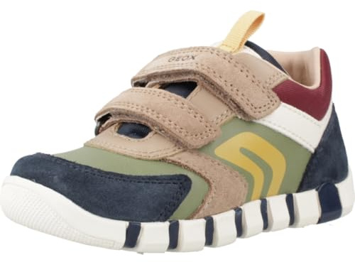 Geox Baby B IUPIDOO Boy First Steps Navy/Pistachio 26_EU