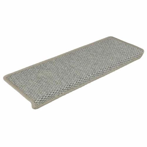 vidaXL Stufenmatten Selbstklebend Sisal-Optik 30 STK. 65x21x4cm Grün, Treppenmatten, Treppenteppich, Stufenteppich, Treppenschoner, Treppenschutz