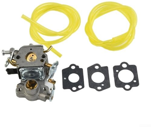 Carburetor Replacement Kit for McCulloch Mac 7-38 738 740 742 XTREME 8-42 CS330 360T Chainsaw Parts - Carburettor with Gaskets and Fuel Line