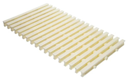 Rejilla De Desbordamiento De Drenaje De Piscina, Rejilla De Desbordamiento De Canaleta, Cubierta De Drenaje De Zanja Empalmable For Drenaje De Salida Interior/exterior(18cm/5pcs)