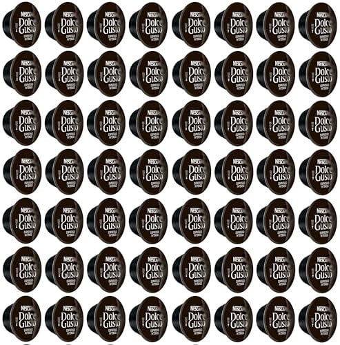 Compatible with Dolce Gusto Machines 100 x Espresso Intenso Coffee Pods 100 Capsules 100 Drinks