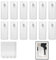 Command Strips Heavy Duty - 12 Picture Hanging Strips, No Nails Wall Hooks, Damage-Free Adhesive Hangers for Frames & Wall Art (8 Hooks + 12 Strips)