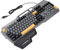 Bewinner Clavier D'Ordinateur câblé, 104 Touches Clavier rétro-éclairé coloré avec Repos au Poignet, Caractères Gravés, Clavier de Sensation Mécanique pour Ordinateur Portable, PC (Gray)