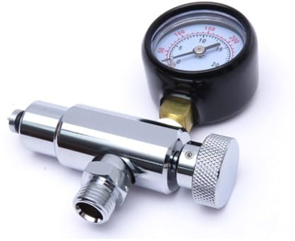 URPIZY Einstellwerkzeug f¨¹r Atemregler mit Manometer, 2. Stufe, Tauchausr¨¹Stung, 300 PSI