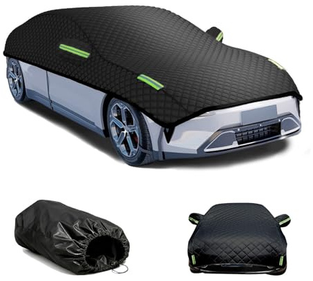 Halbgarage Für Skoda Citigo-e IV 2019-2023,Hagelschutzplane Auto,Autogarage Abdeckung Hagelschutz,Auto Abdeckplane Winter wasserdichte Outdoor swh1208
