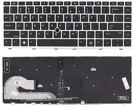 SHANGYG Replacement parts Laptop Keyboard For HP for EliteBook 745 G5 840 846 G6 With backlit/With mouse joystick