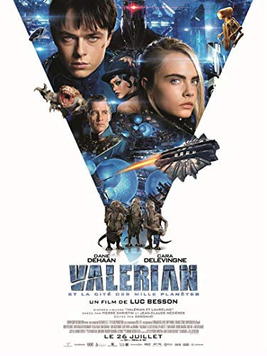 Cinema Valérian et la Cité des Tausend Planets – 2017 – De Luc Besson mit Dane Dehaan, Cara Delevingne, Clive Owen, Rihanna, Ethan Hawke – 40 x 56 cm – Original-Poster
