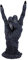 Nemesis Now Baphomets Horror-Handfigur, Polyresin, Schwarz und Silber, Einheitsgröße