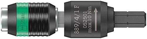Wera 889/4/1 F Rapidaptor Freilauf-Bithalter für Drehmomentschraubendreher mit Pistolengriff, 1/4 x 64 mm