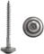 FASTON® Spenglerschrauben TORX 4,5x25 mm Edelstahl A2 V2A (50 Stück) mit Dichtscheibe 15mm ähnl. DIN 7995 Pozidriv Dichtscheibe Holzschrauben Wellplattenschrauben