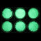 Baiyao Nail Glitters,Luminous Sequins,Glow In the Dark Glitters Resin Jewelry Findings for Nail Art Decoration