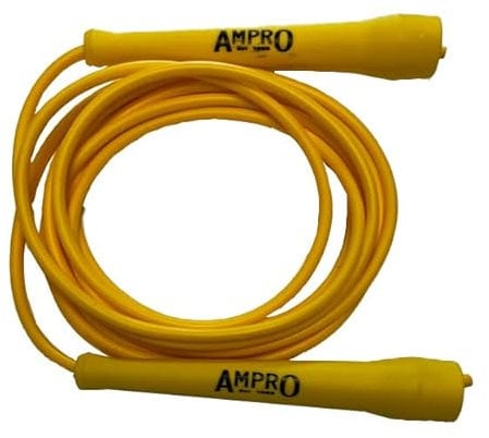 Ampro 2.0 Surge 10ft Adjustable Speed Skipping Rope - Yellow - Boxing/Boxers Jump Rope/MMA/Training/Exercise/Fitness