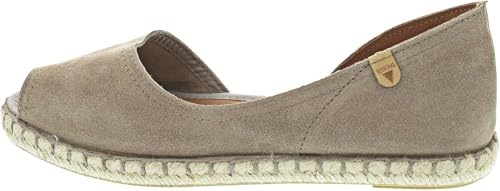 VERBENAS Damen Espadrilles Cruz Serraje Piedra