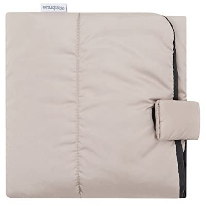 Cambrass Wickelauflage für Babys, tragbar, laminiert, faltbar, wasserdicht, bequem und ideal für das Wickeln Ihres Babys überall – laminiert und wasserabweisend, Urban Beige, 40 x 60 cm