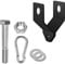 LHERUT Power Rack Shackle Band Attachment Custom Pulley System Accessories,Squat Rack Crossmember Shankle Bolts DIY Cage Add on LAT Pull Down Bar Tool for Grm (1‘’ Holes)