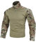 Herren Combat Shirts Taktische G3 Kampfhemden mit Ellbogenschützern Taktische Hemd Militär Outdoor Airsoft Kampf Jagd Hemd (XXL)