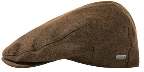 Comhats Waterproof Mens Flat Cap for UK Rainy Day - Designer's Newsboy Baker Boy Style Peaked Rain Cap for Golf & Fishing Shooting Walking Hunting