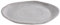 APS 85323 FOOTMARK plato, Ø 21 cm, altura 2 cm, melamina, decoración, blanco-gris