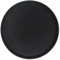 Argon Tableware Black Round Tray - 35cm - Pack of 1 - Reusable Rubberized Surface Non Slip Serving Tray for Serving Food, Drinks at Parties, Bars, Restaurants and Home