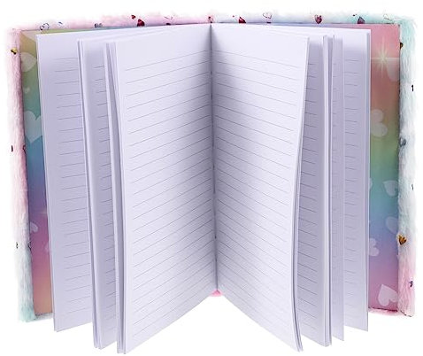 ifundom Diario Copertina in Peluche Libro Per Scrivere Per Ragazzo Ragazza Ragazza e Ragazze Accessorio Per Diario Per Studenti Viaggiatori e Insegnanti