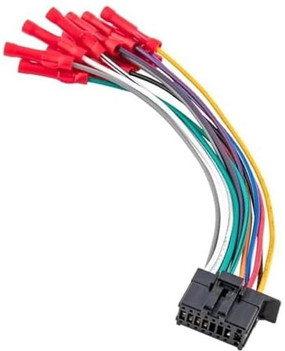 Car Radio Wiring Adapter, MKVAXR 16-Pin Radio Stereo Wiring Harness, for Pioneer Radio DEH AVH AVIC MVH FH SPH wWire Connector Butt