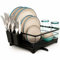 edihome, Escurreplatos sobre Fregadero, Escurridor de Platos, Acero Inoxidable, Bandeja Antigoteo y Boquilla de Drenaje, Drying Rack, para Ollas Cocina, Vajilla, Escorredor de Louça (1 Nivel)