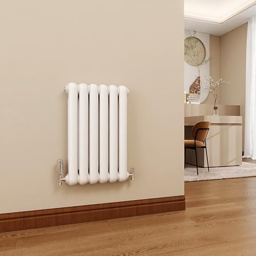 SKY Bathroom 2 Column Horizontal Designer Radiator 600x384mm - White