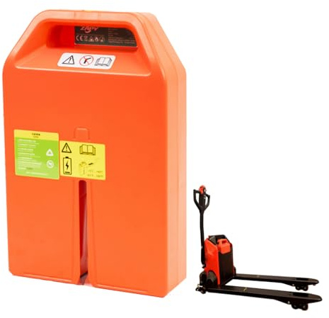 HJGHY 24v 36ah, Batteria al Litio Ferro fosfato LiFePO4 da 48 V 20 Ah Batteria al Litio Ferro fosfato LiFePO4 da 24 V 20 Ah 36 Ah per Carrello elevatore Elettrico PTE15N