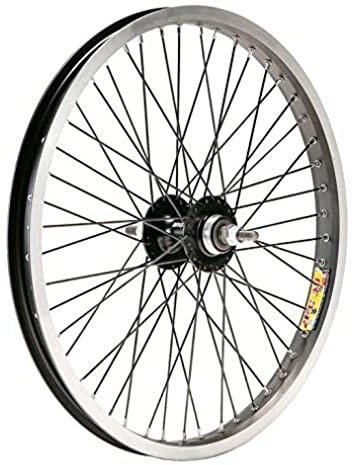 Gurpil 64240 BMX-Hinterrad, 20 x 2,125 Zoll/50,8 x 5,4 cm, Nabe aus Aluminium, Achse 14-48