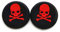 Silicone Thumb stick grip Cap joystick thumbsticks tappi per PS4 Xbox One PS3 XBOX 360 PS2 Game Controllers Red Skull