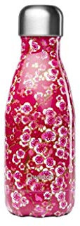 QWETCH - QD3178 - Bouteille Isotherme - Flowers Rose 260 ML
