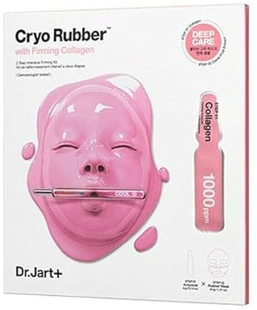 Dr.Jart+ Cryo Rubber Firming Korean Face Mask with Moisturizing Glycerin | Korean Skin Care | Travel Size, 1 Pack