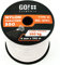 GO!elements 100m Paracord Seil aus reißfester Nylonschnur - 4mm Paracord 550 Typ III Schnur - geeignet als Allzweckseil & Reepschnur - Max. 250kg, Farbe: Weiß