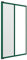 Zanzanet Zanzariera laterale orizzontale su misura porta finestra scorrevole avvolgibile rullo a molla frizione cassonetto 50mm antivento personalizzabile colori e reti Made in Italy Verde