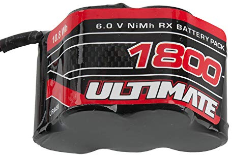 Ultimate Batterie RC NiMh 6,0 V 1800 mAh Récepteur JR Fiche Hump