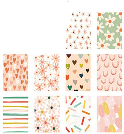 50 Blatt frische kreative Pad Journal DIY Dekoration Grundmaterial Papier Collage Sammelalbum Briefpapier Zurück zur Schule-cao mei ye rong