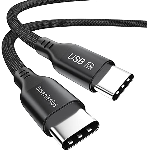 DriverGenius SaranX-PD240 | Triple-Mode USB4.0 40Gbps USB-C to C Cable, 240W PD3.1(48V/20V, 5A), 8K/60Hz Video, Compatible with DP-Alt & Power Delivery Devices, 1.8m, Nylon Braided