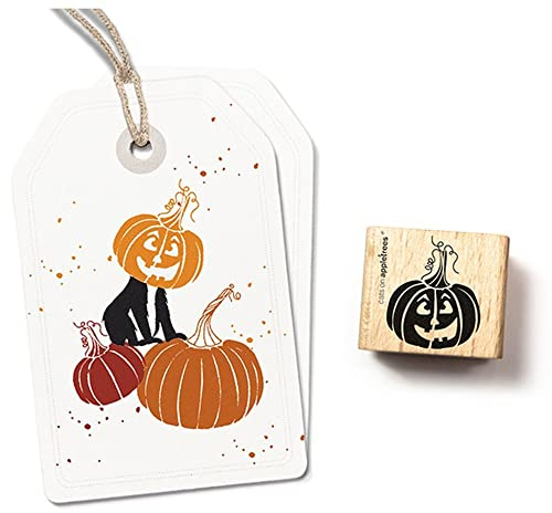 Cats on Appletrees Stempel Halloweenkürbis