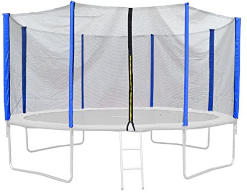 Jawinio Trampolin-Sicherheitsnetz Trampolin-Zubehör Ersatzteile 12FT/366cm blau